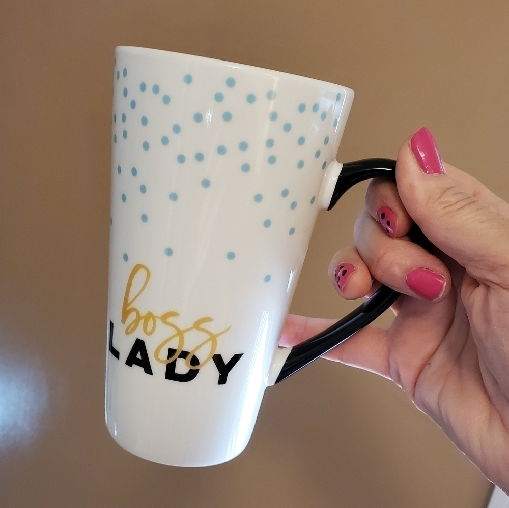 Clay Art "Boss Lady" Latte Mug